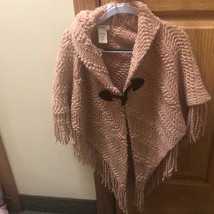 Rose pink shawl